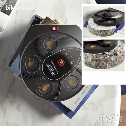 Електрически капан за мухи, въртящ се на 360°, USB, акумулаторна батерия НОВО, снимка 3 - Други стоки за дома - 54034012