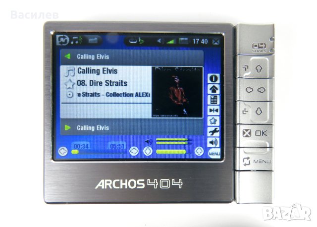 Archos 404 преносим медиен плейър / 30GB, снимка 2 - MP3 и MP4 плеъри - 42457115