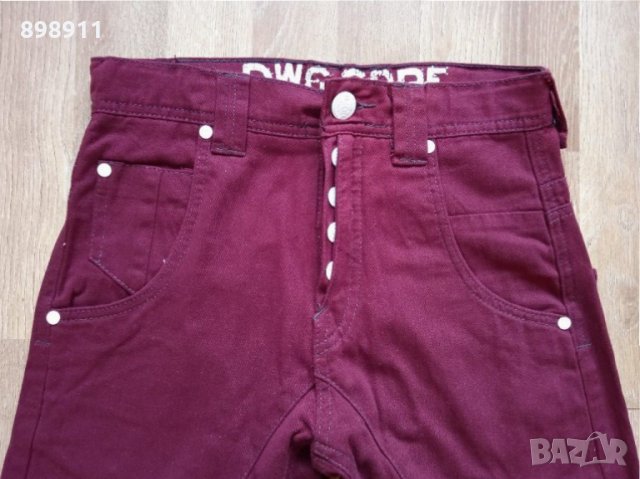 Гъзарски дънки бордо, снимка 4 - Детски панталони и дънки - 31125106