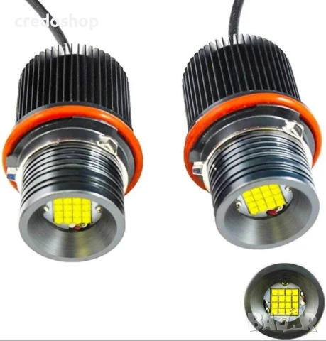 LED Крушки За Ангелски очи BMW БМВ Е39/Е60/Е53/E39/E60/E53 , 16 led
