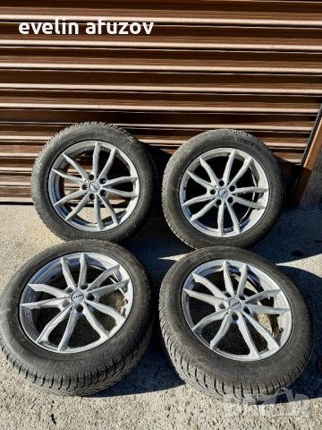 Джанти 18”5x112 със зимни гуми Dunlop 235/55/18 