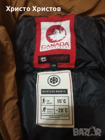 Мъжка зимна шуба CANADA WEATHER GEAR Размер L, снимка 6 - Якета - 52875285