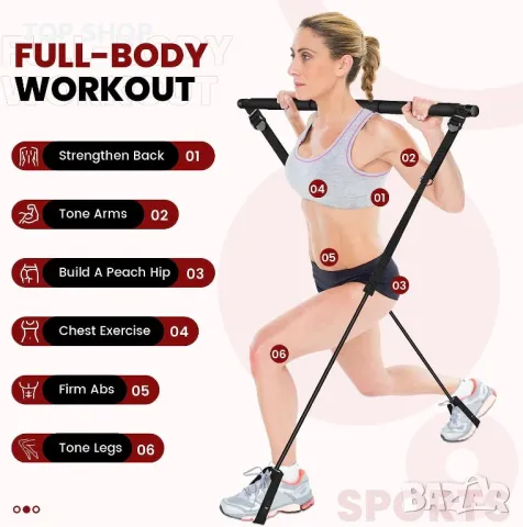 Комплект регулируеми ластици за съпротивление за пилатес, снимка 6 - Йога - 49938089