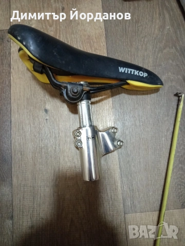 Кормило с лапа, амортисьорна седалка и колче за ретро велосипед, снимка 10 - Аксесоари за велосипеди - 53926982