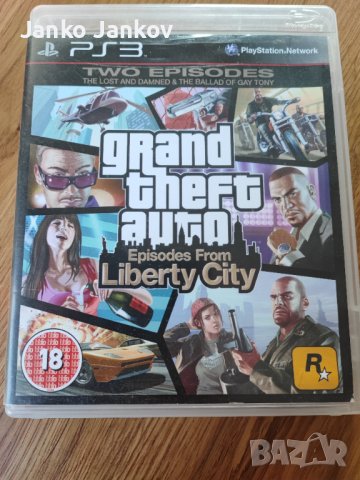 (само диск) GTA Episodes from Liberty City PS3 игра за пс3 плейстейшън 3 ГТА 5