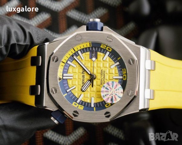 Мъжки часовник Audemars Piguet Royal Oak Offshore Diver Yellow с автоматичен механизъм, снимка 3 - Мъжки - 42385847