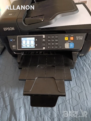 Принтер / Скенер - Мултифункционално устройство EPSON WorkForce WF-2760 + нови тонер касети, снимка 1