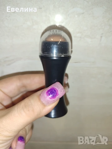 Матиращ ролер за лице от вулканичен камък + резервен камък, снимка 1