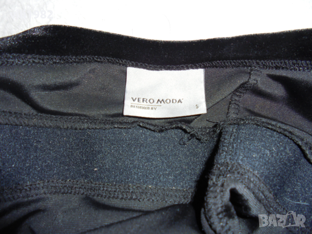 Vero moda Дамско черно боди кадифе, снимка 3 - Бельо - 44726273