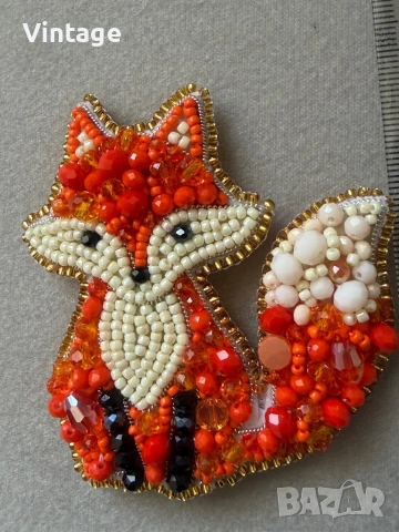 Уникална ръчна изработка - Брошка 