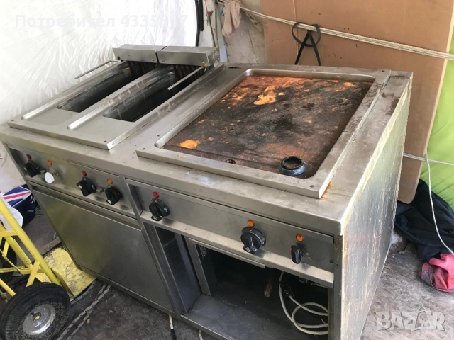 Фритюрник +плоча, снимка 4 - Обзавеждане за заведение - 52719089