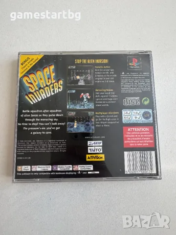   Space Invaders за PS1, снимка 2 - Игри за PlayStation - 56039659