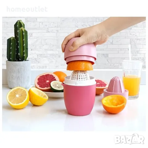 ПРОМОЦИЯ Ръчна сокоизтисквачка MANUAL JUICER (СОКОИЗТИСКВАЧКА ЗА ЦИТРУСИ) X001CMR25J, снимка 3 - Аксесоари за кухня - 47545775