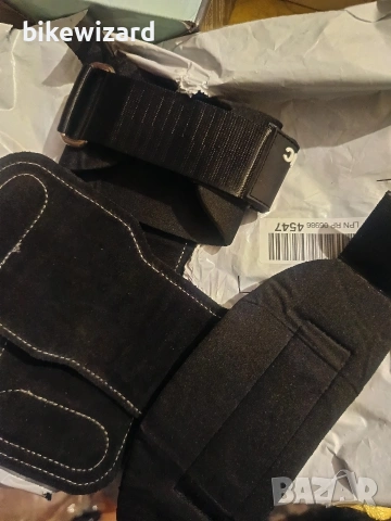 Flintronic Кожени колани за повдигане на тежести с протектор за китката НОВИ, снимка 3 - Спортна екипировка - 53720229