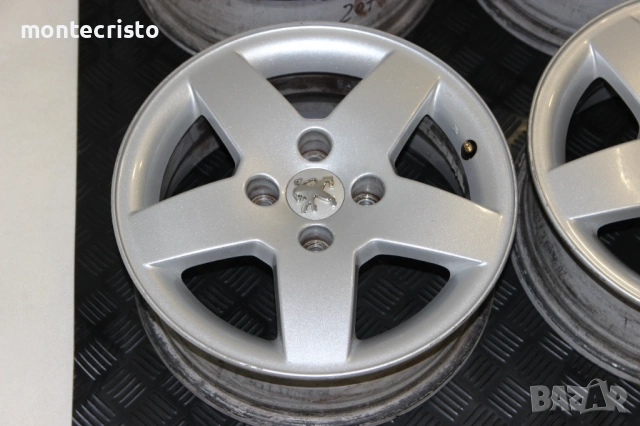 Алуминиеви джанти Peugeot 207 (2006-2014г.) 15 цола / 4x108 / 65.1 Пежо 207, снимка 11 - Гуми и джанти - 53932695