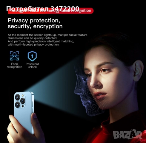 Смартфон SOYES XS19 Pro, 4GB RAM, 64GB ROM, 3,88 инча, Mini 4G, Android 12, Черен, снимка 5 - Други - 52584652