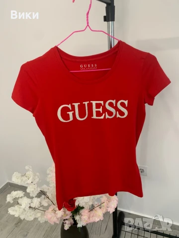 Нова тениска Guess размер S, снимка 7 - Тениски - 50738902