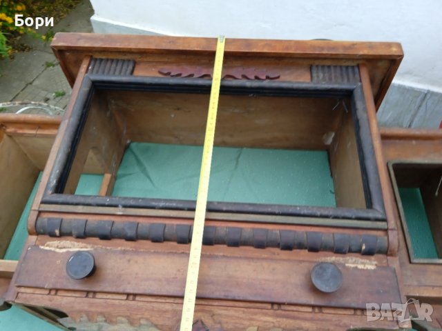 Стара дървена етажерка, снимка 15 - Етажерки - 36635717