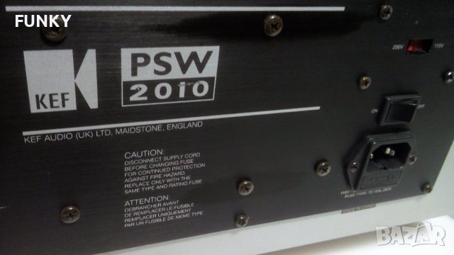 KEF PSW 2010 Subwoofer & HTS2001, снимка 4 - Тонколони - 38856780