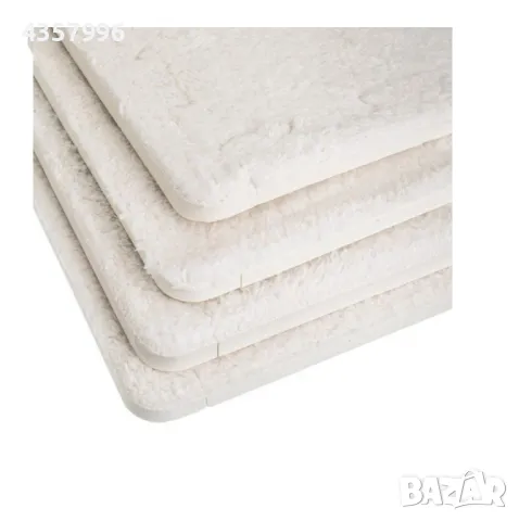 Декоративни подложки - килим за под, Тип Пъзел, Бял 