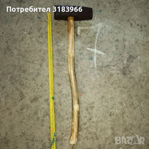 голям стар каменарски чук 3.500 килограма 