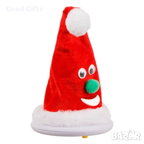 Пееща и танцуваща коледна шапка, снимка 2 - Музикални играчки - 42780404