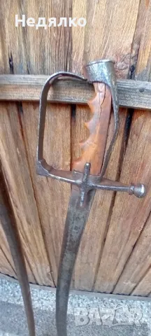 Шамшир,стара сабя с кания,уникална, снимка 2 - Антикварни и старинни предмети - 47452073