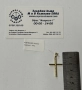 Златен кръст 1.14гр., снимка 7