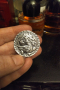 Авторски изумителен сребърен медальон дракон , снимка 2