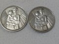 Сребърни Монети 25 ЛЕВА НРБ 1981 1300 ГОДИНИ БЪЛГАРИЯ , снимка 3