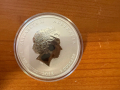 2 OZ СРЕБРО 2013 - ГОДИНА НА ЗМИЯТА ЛУНАР - АВСТРАЛИЯ МОНЕТА, снимка 2
