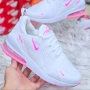 Nike Air Max 270 – Дамски маратонки бяло/розово | Размери 36–40, снимка 4