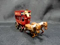СТАРА РЕТРО МЕТАЛНА КОЛИЧКА HORSE BUS MATCHBOX MOY ENGLAND , снимка 5