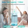 Нов INKBIRD Портативен Обезвлажнител 1100мл - 7 LED Цвята Тих Режим, снимка 4