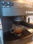 Кафемашина Саеко Виа Венето с ръкохватка с крема диск, работи отлично и прави хубаво кафе с каймак , снимка 1 - Кафемашини - 40708304