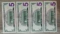 Банкноти US Dollar със звезда или хубав номер , снимка 13