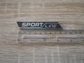 емблема Skoda Sportline черно със сребристо , снимка 3