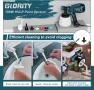 Нов Мощен електрически пистолет за боядисване Glority HVLP 700W  , снимка 10
