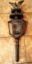 Стар Бронзов фенер,лампа от файтон, снимка 1 - Антикварни и старинни предмети - 40687409