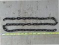 масивен стоманизиран синджир, окова 130 см, снимка 2