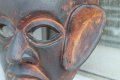 Стара дървена ритуална маска , снимка 6