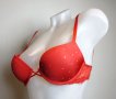 H&М 75A червен сутиен с големи подплънки, снимка 3