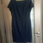 Дамска тъмносиня рокля , снимка 1