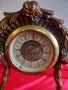 Стар Настолен Бронзов Бароков Часовник, снимка 2