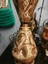 Изумителна ваза ръчна изработка мед ,позлатена мед НАМАЛЕНА , снимка 3