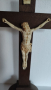 Настолен кръст Разпятие Христово от дърво и порцелан, снимка 3