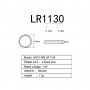 Батерия LR1130/AG10 за електронни устройства (отстъпки за повече бройки!), снимка 4