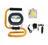 Мощен акумулаторен LED Прожектор BL-01 10W/100W, зарядни за 12 V и 220 V , снимка 2