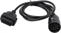 Мотоциклетен диагностичен кабел OBD2 10 пинов към OBDII 16 пинов OBD2 диагностичен кабел, снимка 3