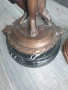 Moreau статуетки 76см-40кг/2бр чифт стари големи бронзови скулптури/фигура на ловец-рибар, снимка 12